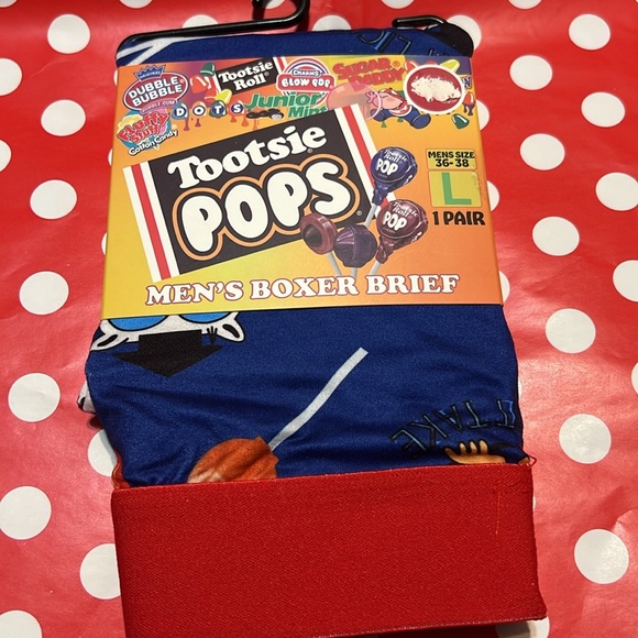 New Two Pair Tootsie Pops Men’s Large “It’s Owl Good” Life is Sweet Boxer Brief - Picture 4 of 12